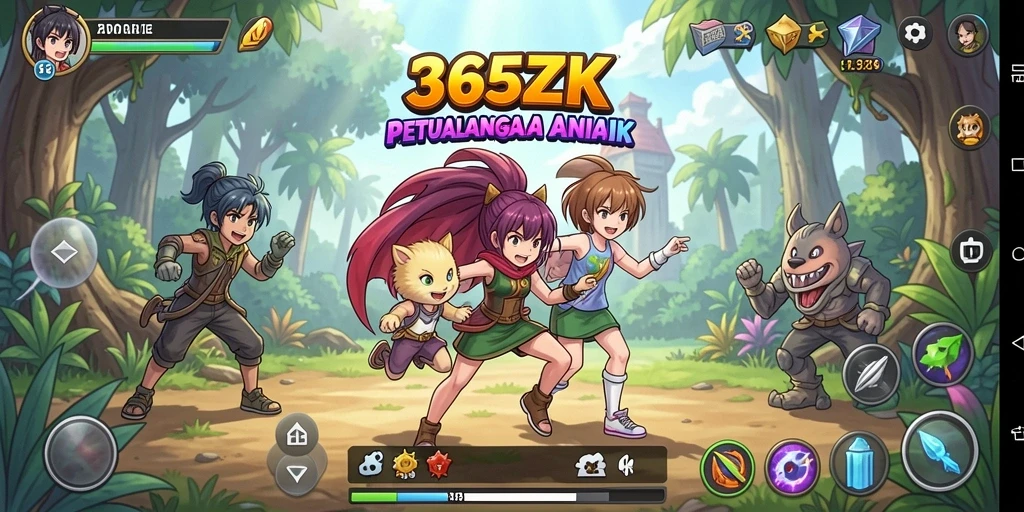 Gameplay seru dengan karakter Anime yang menarik di 365ZK.