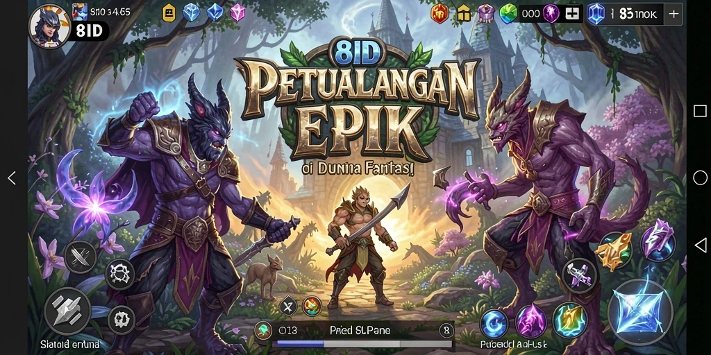 Screenshot gameplay 8ID yang menampilkan aksi seru dalam petualangan RPG.
