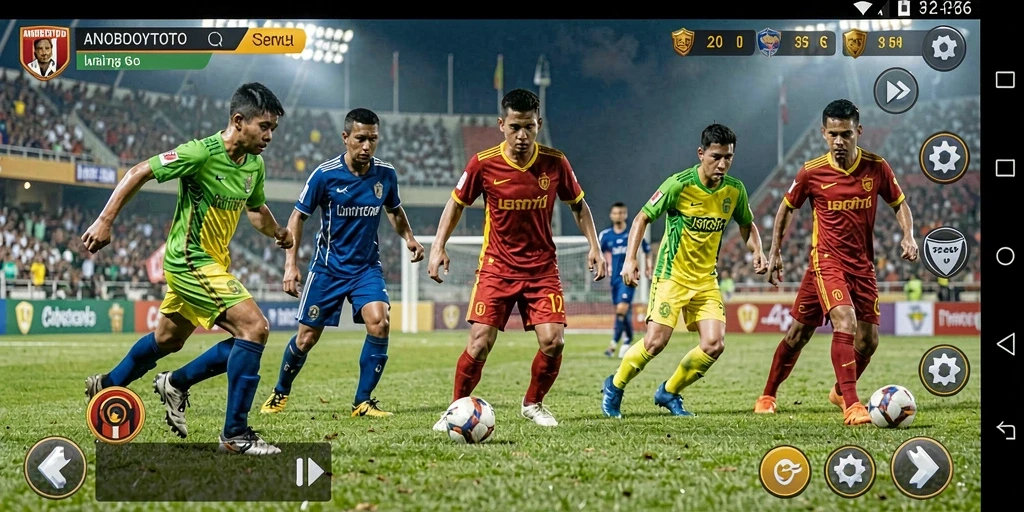 Screenshot gameplay <strong>ANOBOYTOTO</strong> menampilkan aksi olahraga yang mendebarkan.