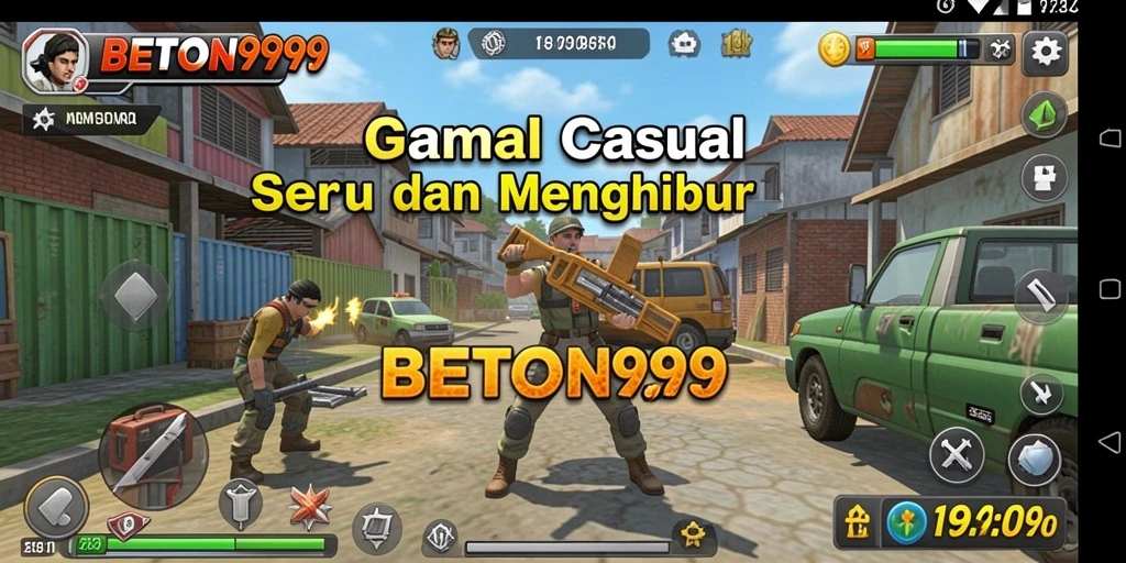 Screenshot gameplay BETON999 yang seru dan penuh warna.