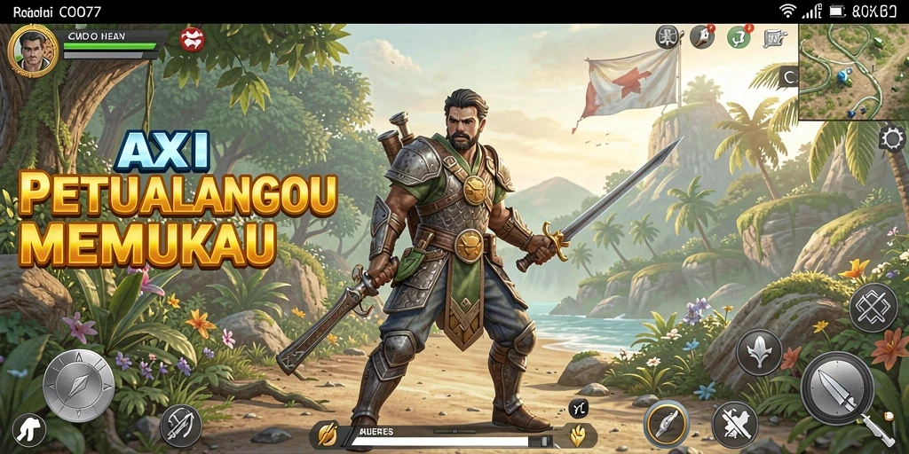 Screeshot gameplay COO77 menampilkan aksi penuh ketegangan.
