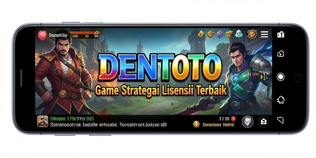 Tangkapan layar DENTOTO menampilkan aksi strategi yang intens dan grafis yang indah.