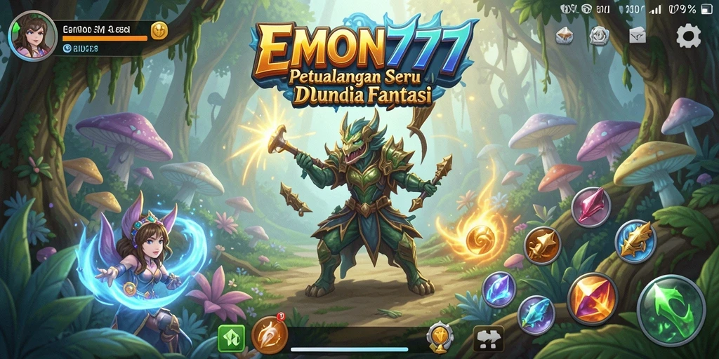 Tampilan screenshot EMON777 menampilkan aksi mendebarkan dalam gameplay Adventure.