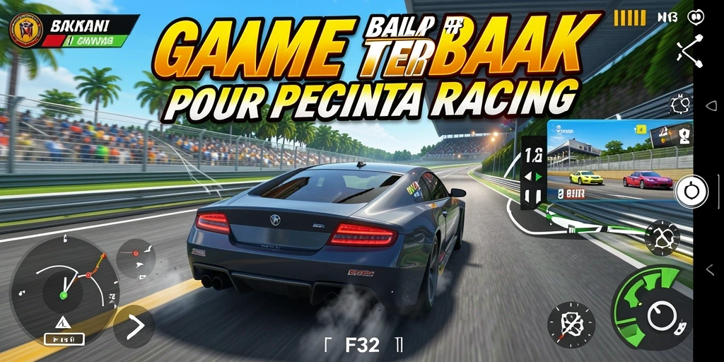 Tampilan gameplay F32 yang seru dan mendebarkan.