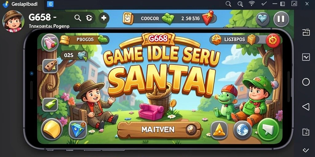 Tampilan gameplay G668 yang menarik dan dinamis.