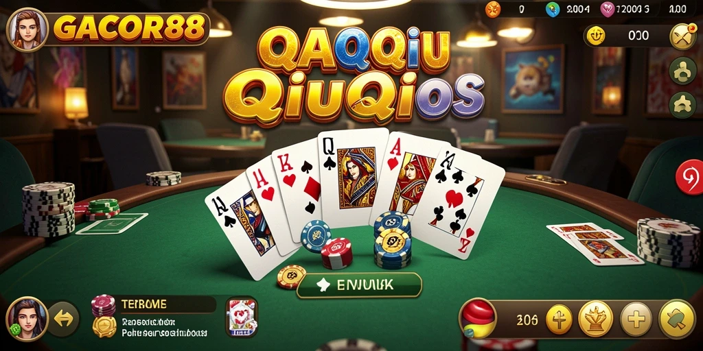 Tampilan gameplay seru dari GACOR88 dengan pemain berkompetisi.