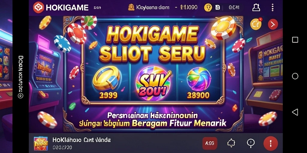 Tampilan gameplay HOKIGAME yang menarik dan seru.