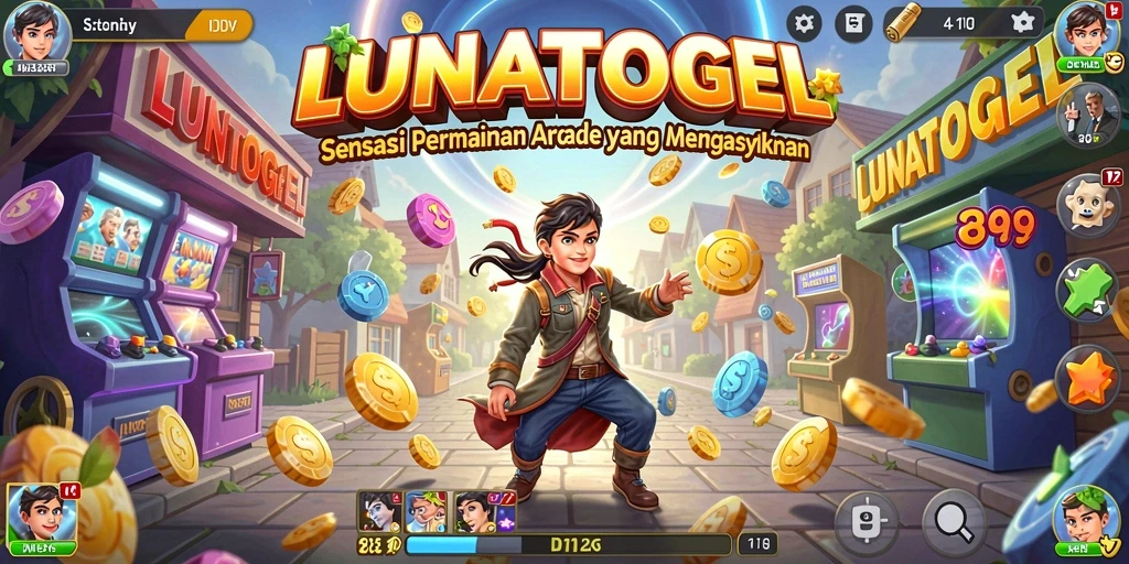 Screenshot LUNATOGEL menunjukkan gameplay yang penuh warna dan menarik.