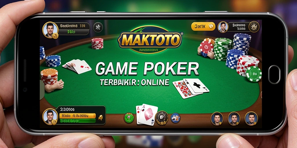 Tampilan gameplay MAKTOTO yang menarik dan interaktif saat bermain Poker.