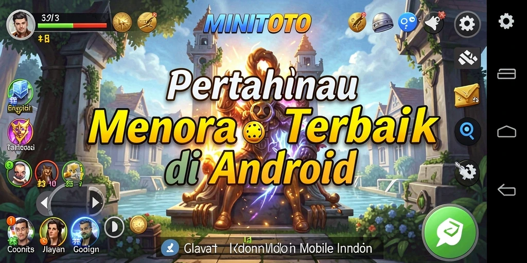 Tampilan gameplay <strong>MINITOTO</strong> yang seru dalam pertahanan menara.