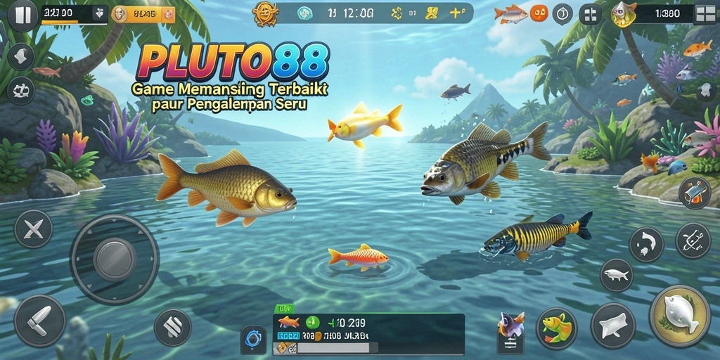 Tangkapan besar dari gameplay PLUTO88 yang menantang.