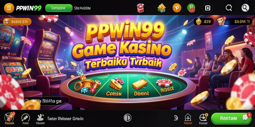 Screenshot gameplay PPWIN99 menampilkan keseruan taruhan kasino.