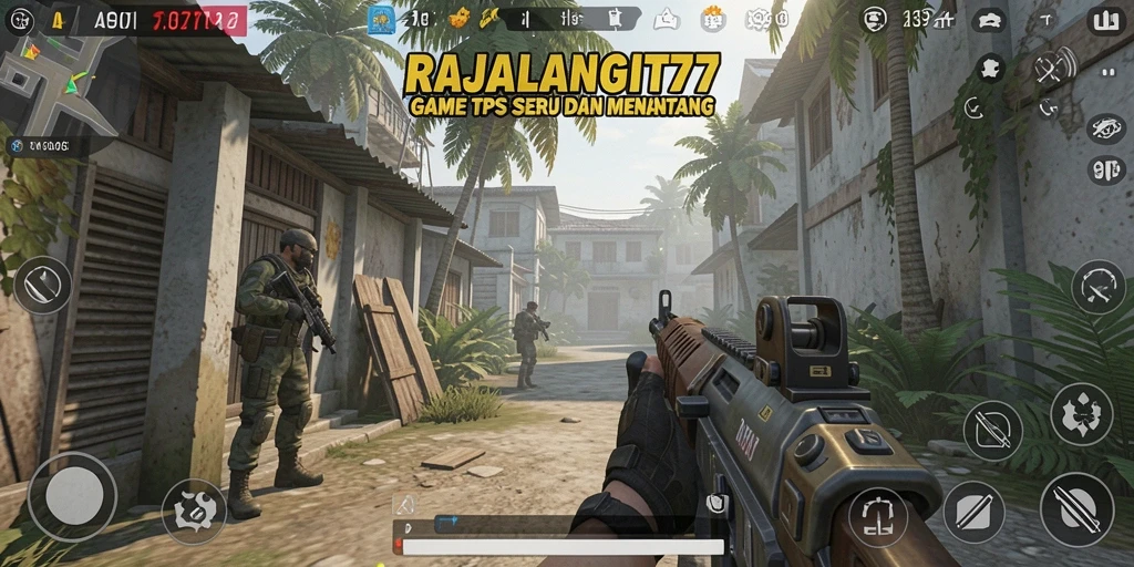Tampilan gameplay intens dan seru di RAJALANGIT77.
