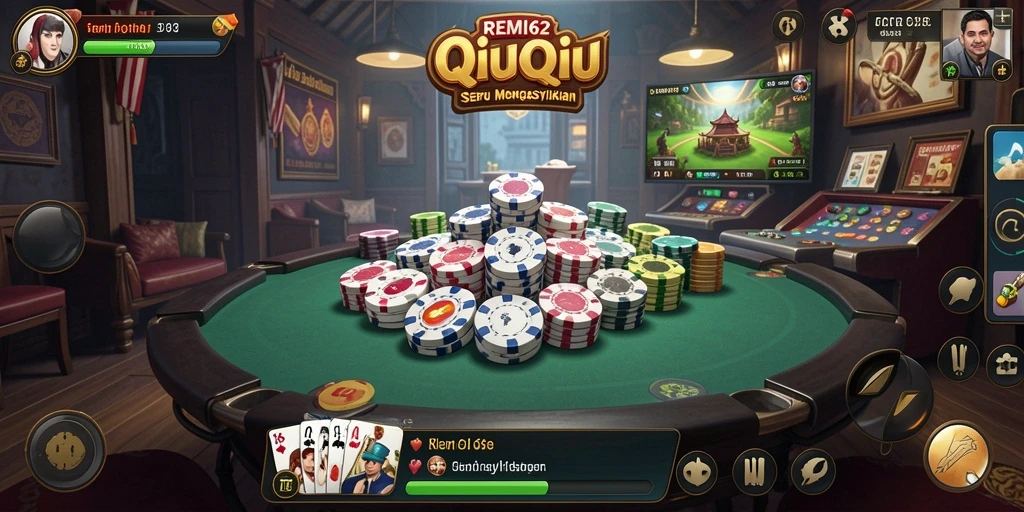 Gameplay seru dan kompetitif dalam QiuQiu.