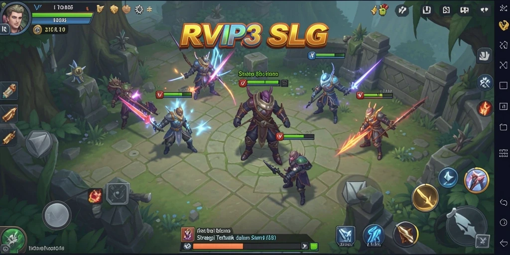 Tampilan gameplay strategis yang menantang di RVIP3.