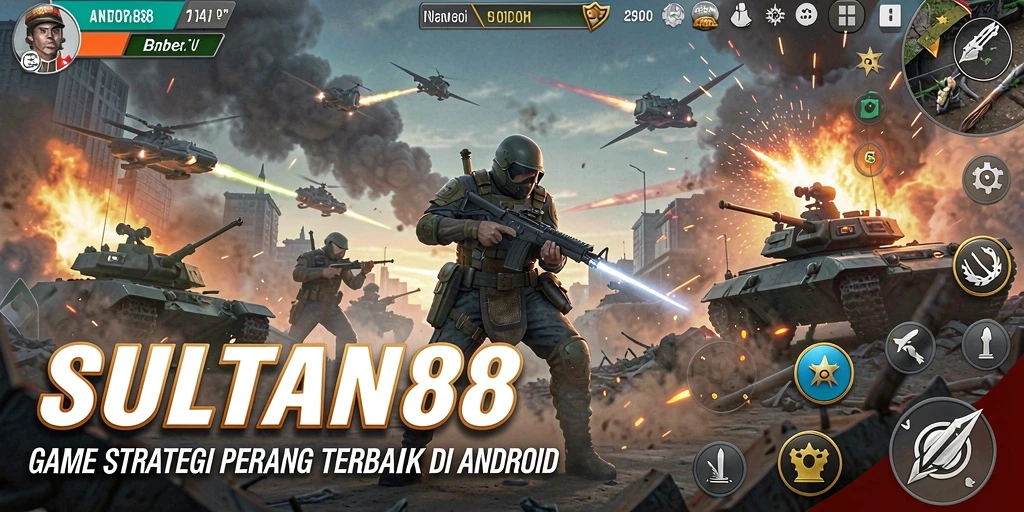 Screenshot gameplay SULTAN88 menampilkan pertempuran strategis yang mendebarkan.