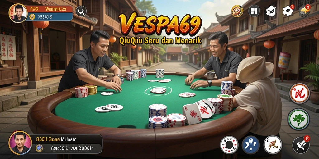 Gameplay QiuQiu yang seru dan menantang di VESPA69.
