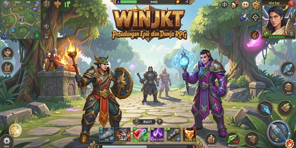 Tampilan gameplay WINJKT yang menarik dan penuh aksi.